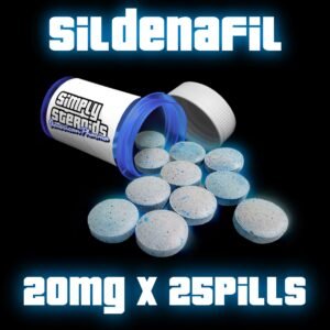 Sildenafil (Viagra) 20mg x 25 Pills – USA